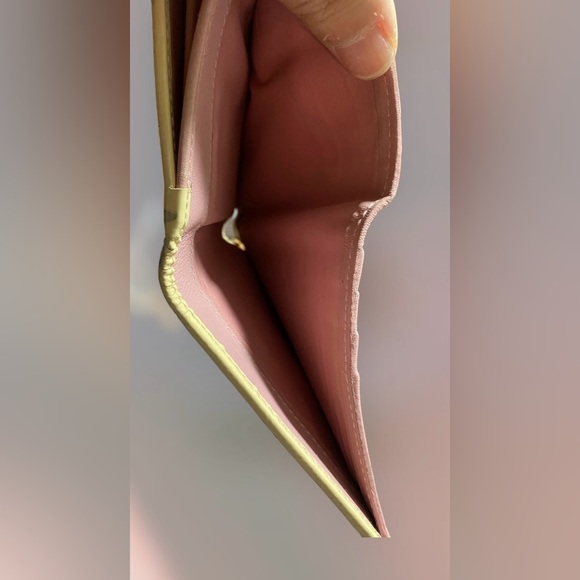 Christian Dior EUC Vintage Monogram Pink & Cream Trotter Compact Wallet - Picture 7 of 9